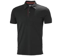 Helly-Hansen Workwear Kensington Tech Polo da uomo - Pullover leggero e traspirante a maniche corte per un'elevata mobilità, 991 Nero, L
