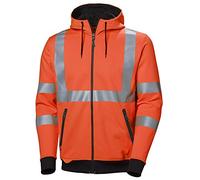 Helly Hansen Workwear Men's ADDVIS ZIP HOODIE, Orange, S