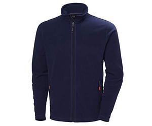 Helly Hansen Workwear Men's Oxford Light Fleece Jacket, Navy, L