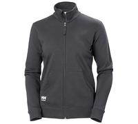 Helly Hansen Workwear Women's W Classic Zip Sweatshirt, Dark Grey, XL