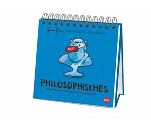 Helme Heine: Philosophisches Premium-Postkartenkalender 2027: Das Denken schadet der Dummheit. Premium-Postkartenkalender 2027. Jede Woche ein ... Kleiner Kalender im Format 16,5 x 17,7 cm