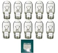 HELMER 10 PEZZI L451 LAMPADA VETRO 12V 21W T20 W3X16d