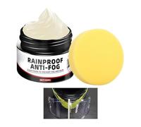 Helmet Anti Fog Coating, 50 g Coating Balm Cream, Glasses Anti Fog Solution, For Clear Vision Goggles Car Window Diving Snorkeling Sports Outdoor Safety Use, Easy Apply Design, Long Lasting Protection