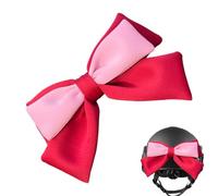 Helmet Bowknot Sticker - Cute Stylish Easy Attach Ornament, Motorcycle Skating Hat Accessory, Detachable Decoration | Ideal for Bike Helmets Road Cycle Ski Outdoor Adventure Fashion Riding Gear