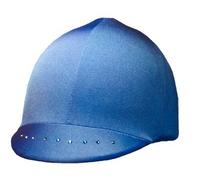 Helmet Covers Etc. Copertura equestre da equitazione - blu re con cristalli Swarovski
