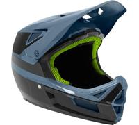 Casco fox rampage comp graphic 2 azzurro