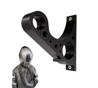 Helmet Holder Wall Mount, Safety Hat Stand, Motorcycle Helmet 9cm | Hook with Key Storage, Wall Mounted Display Rack for Garage, Entryway, Bedroom and Home