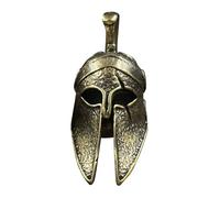 Helmet Lanyard Bead, Brass Antique Helmet Beads, Hand-Casted Ornament, Unique Bracelet Button and Zipper Accessory, Perfect for Crafting, Handmade Jewelry, and Custom Projects