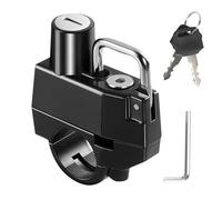 Helmet Lock - Security Lock | Lock Handlebar With 2 Keys | Heavy Duty bicyccle Lock Anti-Theft Motorbike Helmets Accessories Multifunctional For Stroll Bicycles Scooter Motorcycle Luggage