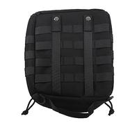 Helmet Storage Bag | Thick Canvas with Adjustable Strap for Hard Hats/Motorcycle/Construction | Scratch Guard & Portable Carrying Case (Black)