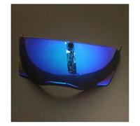 Helmet Visor for Bell Broozer Motorcycle Visor Goggles Plating Silver Red Replacement Lens,Alta visibilità