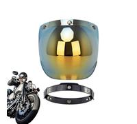 Helmet Visor Open Face Wind Shield Lens, Visors, Motorcycle | Perfect/suitable/ideal For Biking Highway Travel Sunny Day Glare Reduction Rainy Weather Protection Night Riding Clear Visibility Comfort