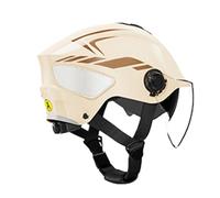 Helmets, Motorcycle Helmet, 21.25-24.01 Inches Double Visor Design, Adjustable Fit Riding Gear, Hard Helmet for Scooter, E-Bike, Moped, Skateboard, E-Bikes, Roller Skates