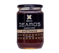 Helmos Miele Greco di Castagno 950 g | Intenso con leggere note amare e legnose, perfetto con frutta secca, formaggi e dessert