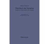 Helmut Henne Reichtum der Sprache (Copertina rigida)