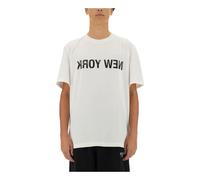 Helmut Lang - NY Belt Tee.mal LT A - - Tops - Uomo - Bianco - S