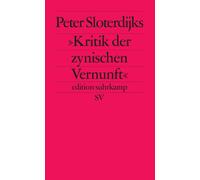 Helmut Lethen Thomas Meyer Mathia Peter Sloterdijks »Kritik der zyni (Tascabile)