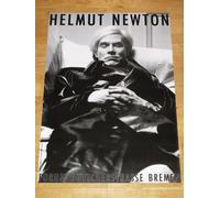 Helmut Newton Poster Plakat "Andy Warhol Paris 1974" Mostra Di Brema In Mint