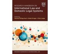 Helmut P. Aust Research Handbook on International Law and Dom (Copertina rigida)