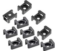 Helonge Supporto per fascetta fermacavi, 100 pezzi, 9 mm, base a sella, supporto per filo