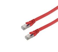 'Helos 148736 Ultra Piatto Cavo Patch "U/UTP Slim Cat 6, 0,5 m Rosso