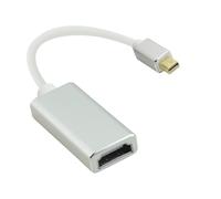 Cavo adattatore Helos, spina mini DisplayPort/presa HDMI, PREMIUM 4K, argento