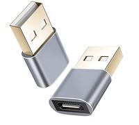 Helos Adattatore USB 2.0 Type-C™ femmina/USB 2.0, PremiumUM, grigio scuro