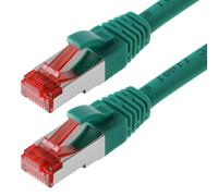 Helos CAT 6 Patch Cable S/FTP, PIMF green 15 m