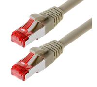Helos CAT 6 Patch Cable S/FTP, PIMF grey 15 m