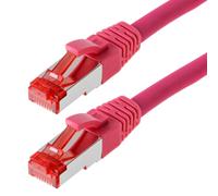 Helos CAT 6 Patch Cable S/FTP, PIMF magenta 10 m