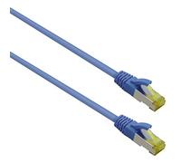 Helos - Cavo patch ultra flessibile S/FTP Cat 6a TPE blu, 25 m