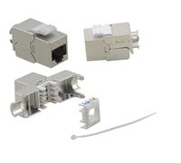 helos Keystone Modul Cat 6a 180° Premium GHMT Zertifiziert 500MHz
