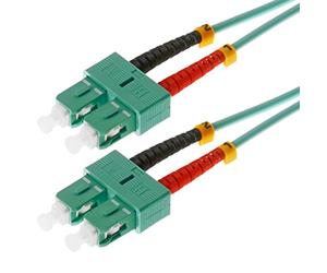 HELOS LWL CABLE DE RED SC/SC DUPLEX 50/125?M OM3 AQUA 5,0M