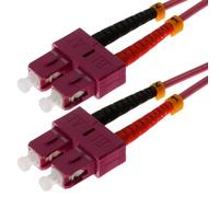 helos LWL OM4 Patchkabel Duplex LSZH 3,0 NUOVO