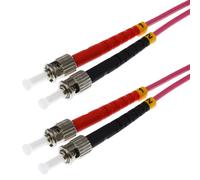 helos LWL OM4 Patchkabel Duplex LSZH 3,0 NUOVO