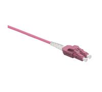 helos LWL patch cord Uniboot LC/LC Duplex 50/125µm OM4 10,0m