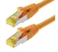 Helos Patchkabel S / FTP (PIMF) CAT 6a - Connection cable, 2m, orange