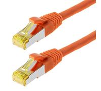 Helos, Patchkabel S/FTP (PIMF) CAT, Cavo Di Collegamento, Arancione, 1 m