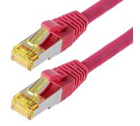 Helos, Patchkabel S/FTP (PIMF) CAT, Cavo Di Collegamento, Viola, 15 m