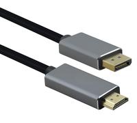 Helos Premium Connection Cable DisplayPort Male/HDMI Male 1.0 m Black