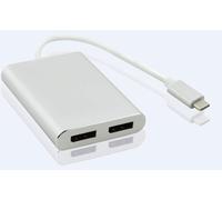 helos Splitter USB 3.1 Type-C St./2x Dis NUOVO
