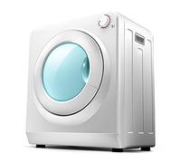 HELOU Asciugatrice compatta, asciugatrice, asciugacapelli, essiccatore d'Aria di Scarico, Elemento riscaldante PTC, Timer di Controllo del Controllo della manopola Semplice, capacità 2KG