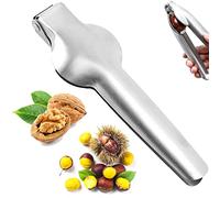 HELOVGE Castagno Clip,Pinza per Castagne,Taglia Castagne,Taglia Castagne in Acciaio,Castagne Multifunzione Sbuccia della Apri Pela Castagne Schiaccianoci in Acciaio Inox,Castagne Utensili Cucina.