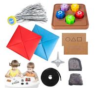 HELOVGE Gonggi gioco di Set, Gioco tradizionale coreano Gonggi Korean Game,Traditional Korean Games,Gonggi Koreanisches Spiel Perfetto per Attività per La Famiglia