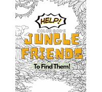 Help! Color God's Jungle Friends to find them