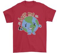 Help Me Climate Change Ambiente Uomo T-Shirt 100% Cotone