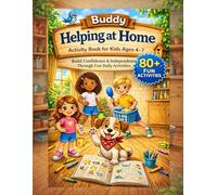 Helping at Home: Life Skills & Activity Book for Kids Ages 4-7 | 80+ Fun Learning Activities, Tracing, Matching, Puzzles & More