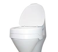 Helping Hand Company EZY-FIT - Rialzo per sedile WC con coperchio, per anziani e disabili, resistente, sicuro e portatile, universale, per WC rotondi e quadrati.