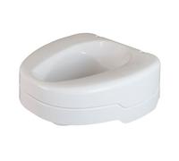 Helping Hand Company EZY-FIT - Rialzo rialzato per WC da 10,2 cm, senza coperchio, per anziani, disabili e post chirurgia, sicuro e portatile, universale, per WC rotondi e quadrati.