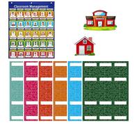 Helping Hands Pocket Chart - Classroom Management Pocket Chart | 74 carte Organizzatore di partecipazione | Foto allegabili per la registrazione quotidiana, aiutando lo strumento insegnante di asilo